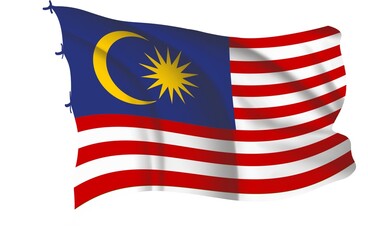 3d illustration malaysian flag 