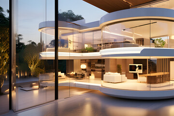 Fototapeta premium luxury hotel room