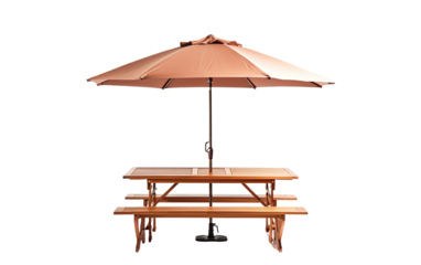 Al Fresco Dining Folding Table on White or PNG Transparent Background.