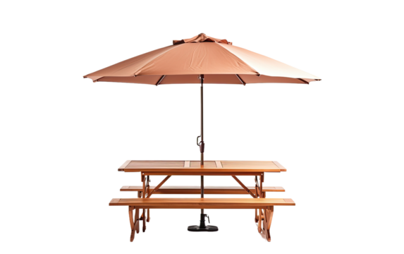 Al Fresco Dining Folding Table on White or PNG Transparent Background.