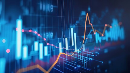 Investment Finance Chart, Stock Market, Business - Financial Analysis

