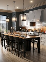 luxury kitchen UHD Wallpaper