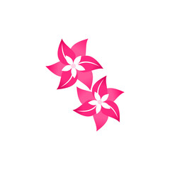 Flowers sign icon isolated on transparent background