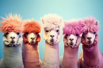 This Photo Captures Group Alpacas