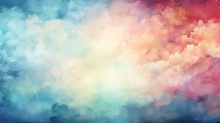 Fototapeta premium Vignette watercolor background