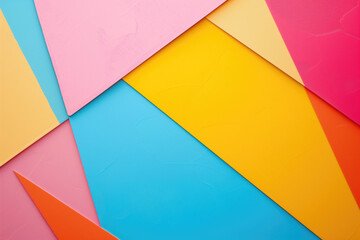 Colourful background from geometric shapes