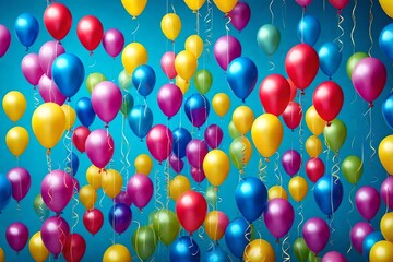 colorful balloons pattern