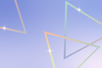 Sparkling Triangle Background