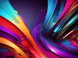 A colorful abstract shape background