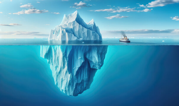 Tip of the iceberg. Hidden Challenges: The Iceberg Effect in Problem-Solving Background