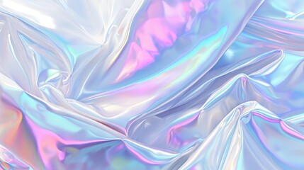 Abstract Holographic Fabric Texture