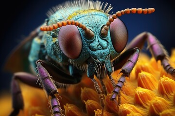 Extreme Macro Portraits of Insect Heads