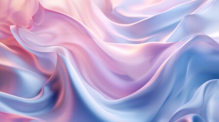 Obraz premium Pastel Silk Fabric in Gentle Motion