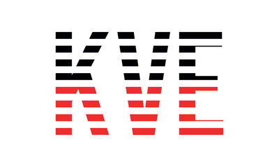 KVE three initial letter iconic line negative space minimal logo design vector template. monogram, abstract, wordmark, business, typography, minimalist, brand, company, flat, modern, unique, simple