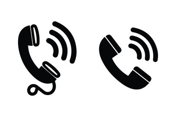 
Phone call icon. Telephone icon symbol. vector illustration