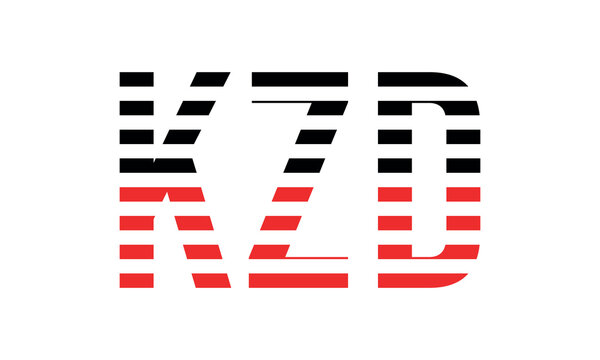 KZD three initial letter iconic line negative space minimal logo design vector template. monogram, abstract, wordmark, business, typography, minimalist, brand, company, flat, modern, unique, simple