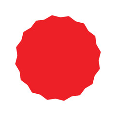 Starburst sticker vintage vector label. Starburst icon. Vector icon with white background.