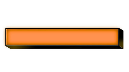 電飾看板風テロップベース(オレンジ)