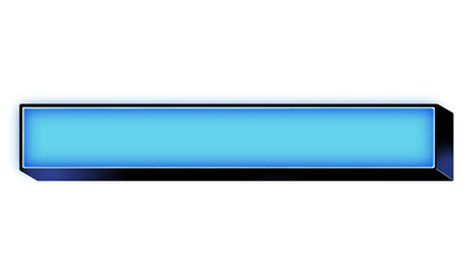 電飾看板風テロップベース(ブルー)