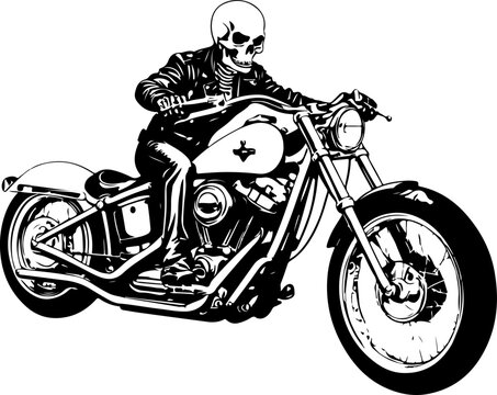 Skeleton Biker Svg, Skeleton Svg, Biker Svg, Biker Clipart, Motorcycle Svg, Skull Svg, Biker Skull Svg, Funny Skeleton Svg, Skeleton Bike Svg