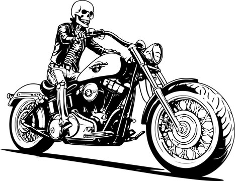 skeleton biker svg, skeleton svg, biker svg, biker clipart, motorcycle svg, skull svg, biker skull svg, funny skeleton svg, skeleton bike svg