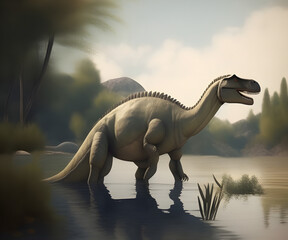 Obraz na płótnie Canvas tyrannosaurus rex dinosaur