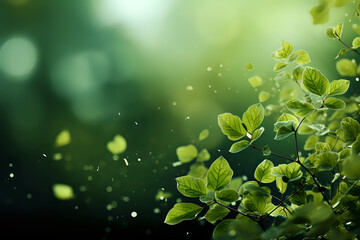 Sunlit Fresh Green Leaves with Floating Particles

Fresh green leaves bathed in sunlight with floating particles in the air, conveying growth, freshness, and the purity of nature.