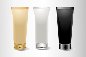 Cosmetics tube mockup