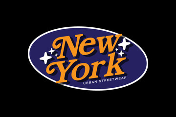 Modern streetwear graphic for t-shirt prints template design