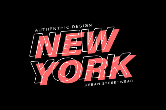Modern streetwear graphic for t-shirt prints template design