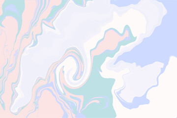 Abstract liquid pastel background