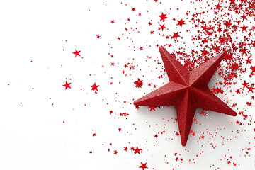 red star christmas decoration