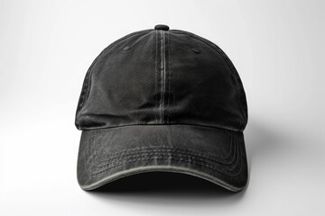 Streetwear Stone Washed 6 Panel, Dad Cap Blank Mockup