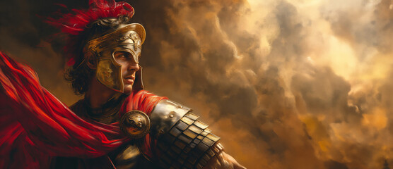 Alexander the Great in Babylon. His eyes, imbued with deep knowledge and ambition, take in the magnificent architecture of the hanging gardens and the Ziggurats.