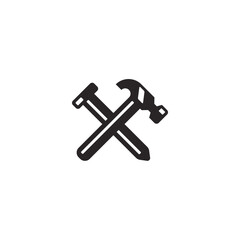 Builder tools, repair tools logo design