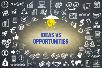 Ideas vs Oppurtunities	
