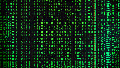 Binary Code. Programming. Digital. Technology. Data. Computing. Coding. Information. Computer Science. Cybersecurity. Matrix. Tech Background. Binary Digits. Software. AI Generated.