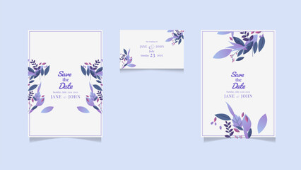 modern wedding invitations card background design