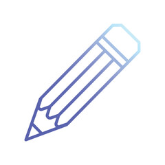 pencil icon vector stock illustration 