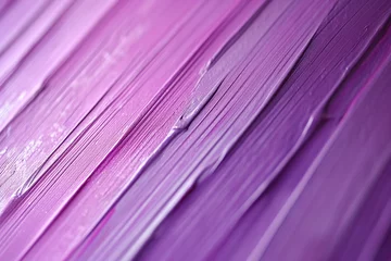 Fotobehang horizontal macro image of thick purple paint wallpaper background Generative AI © AlfredoGiordano
