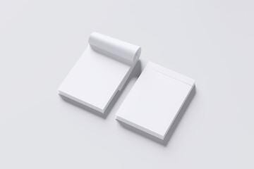 Top Notepad A6 Blank Background