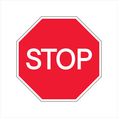 Road signs. Stop sign and give way.
