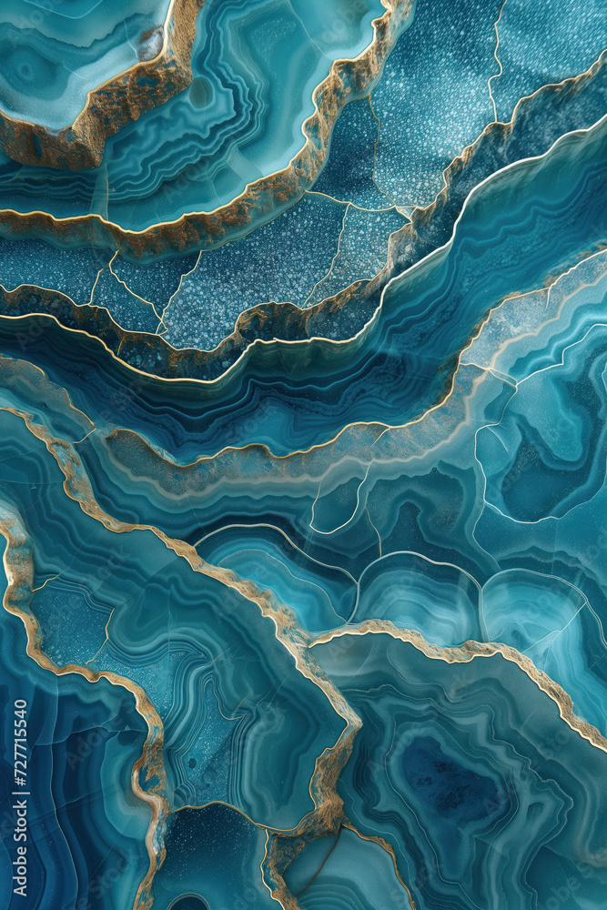 Poster surreal colorful abstract landscape. background image. created with generative ai technology
