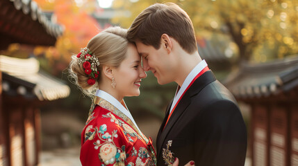 United in Love and Culture: American Couple&rsquo;s Traditional Korean Wedding