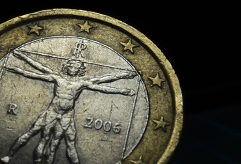 Obraz na płótnie Canvas coin surface