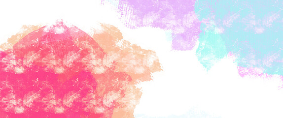 abstract watercolor hand painted background pastel coloured transparent background, clip art, 