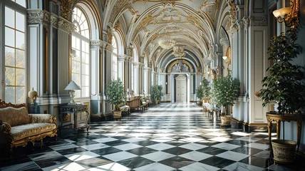 Papier Peint photo autocollant Vieil immeuble architecture interior palace historical art luxury