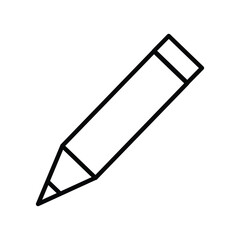 pencil icon vector stock illustration 