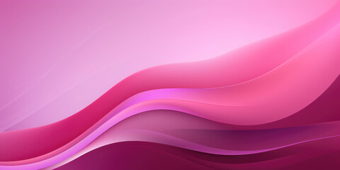 Fototapeta premium Abstract background in Orchid Funk color with empty space for text, purple background with curved smooth lines, futuristic energy concept.