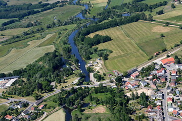Eggesin, Randow mit Wasserwanderrastplatz 2016